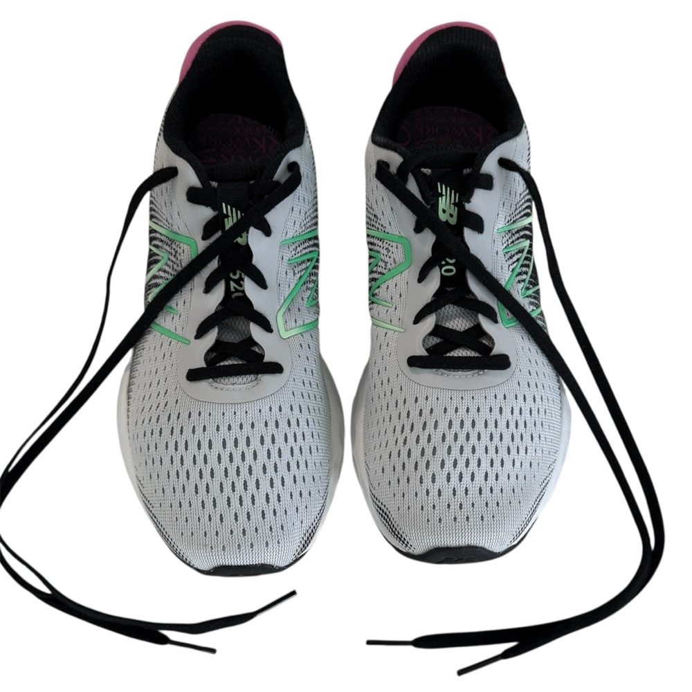 New Balance 520 V8 Running Shoes Raincloud Green Aura Pink Women's Size 8 - Picture 9 of 12